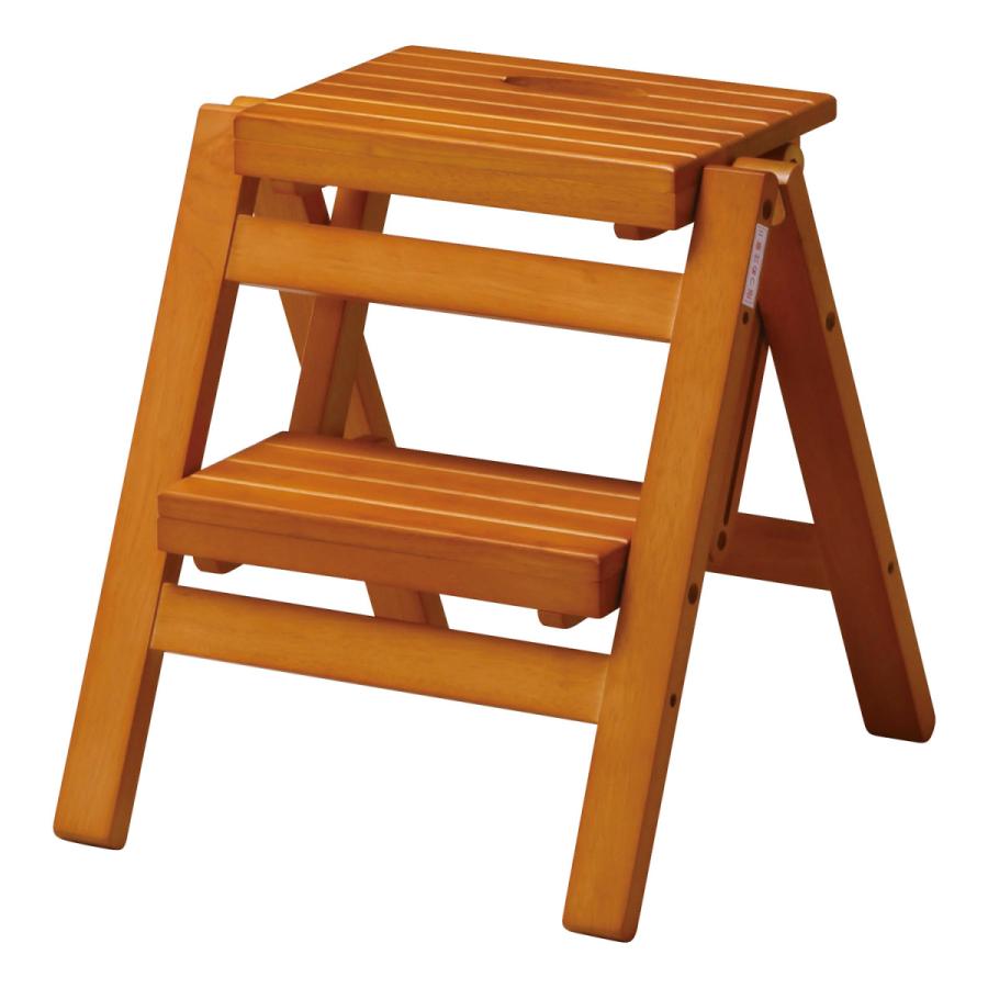折り畳みステップチェア2段  FST46BR | 