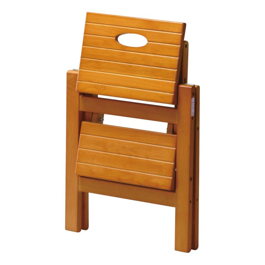 折り畳みステップチェア2段  FST46BR |  | 01