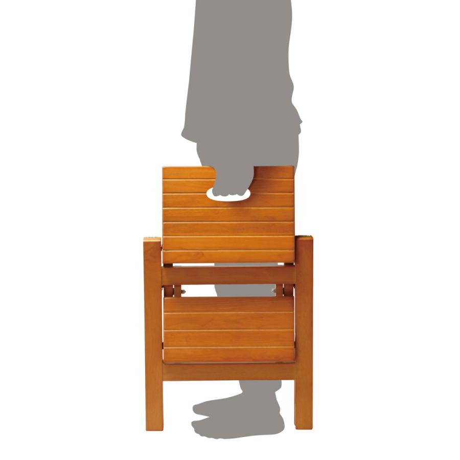 折り畳みステップチェア2段  FST46NA |  | 01