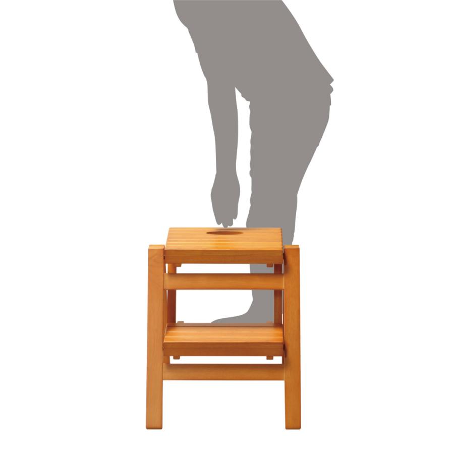 折り畳みステップチェア2段  FST46NA |  | 02