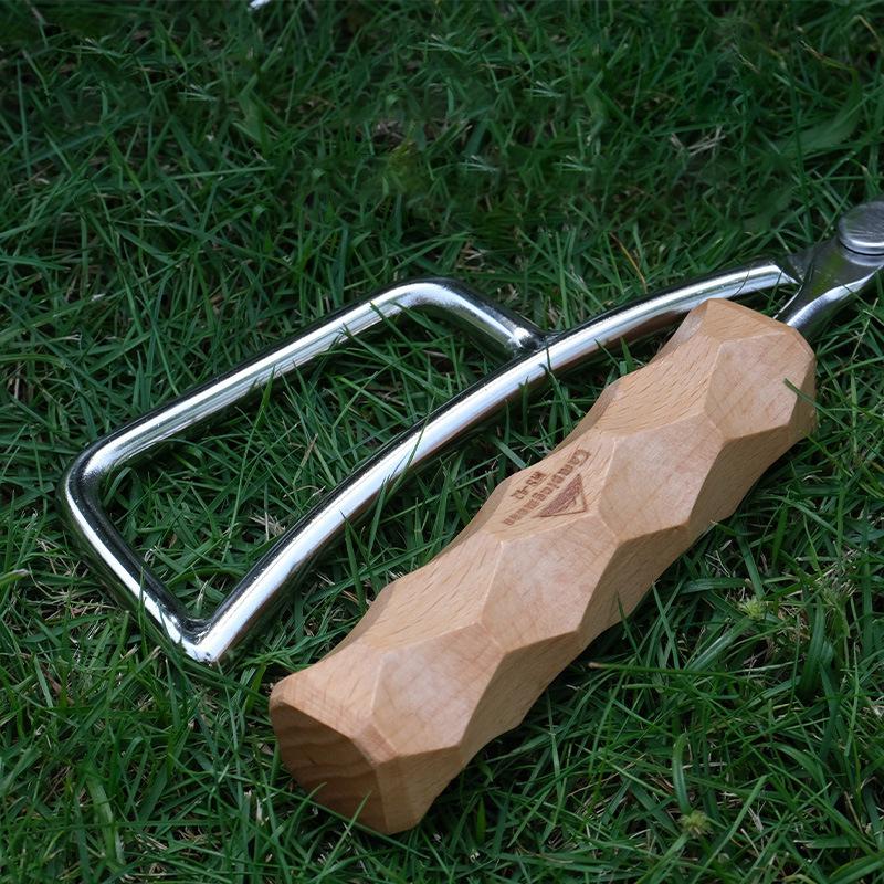 焚き火用 薪ばさみ ステンレス 火ばさみ 火鋏 G22222 |  | 05