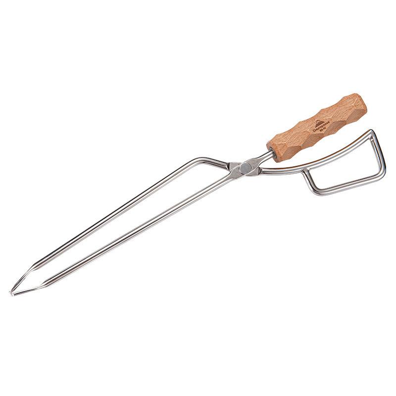 焚き火用 薪ばさみ ステンレス 火ばさみ 火鋏 G22222 |  | 08