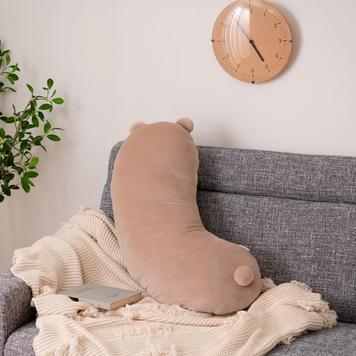 クッション ボディピロー おしゃれ 北欧 アニマル 動物 かわいい コーデュロイ しっぽ 耳 尻尾 腰当て GLK-200BE | 
