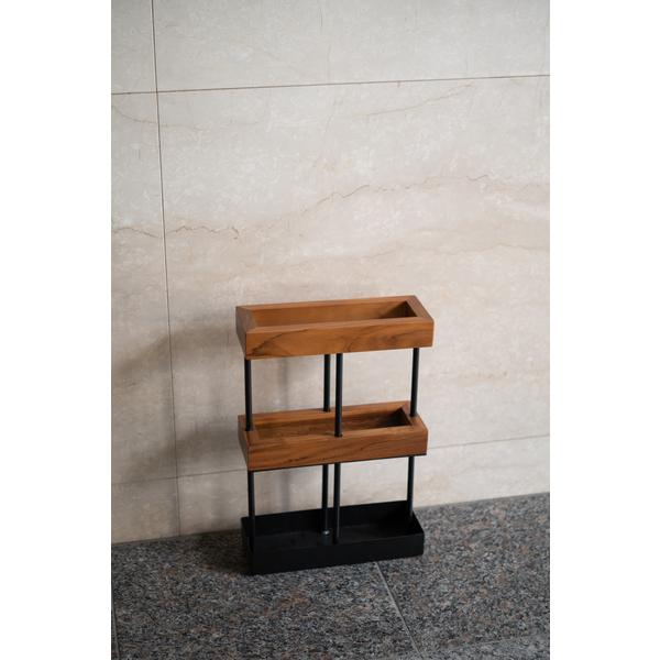 傘立て アンブレラスタンド 傘入れ 長方形 ブラック ブラウン スリム型 おしゃれ GUY-825BR |  | 10