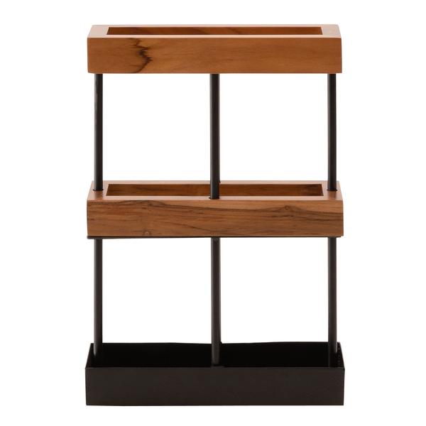 傘立て アンブレラスタンド 傘入れ 長方形 ブラック ブラウン スリム型 おしゃれ GUY-825BR |  | 02