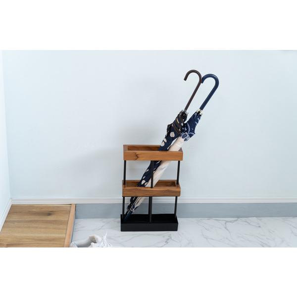 傘立て アンブレラスタンド 傘入れ 長方形 ブラック ブラウン スリム型 おしゃれ GUY-825BR |  | 09