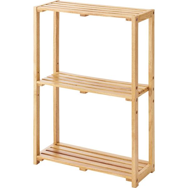 シェルフ スリム 棚 収納 棚板可動 高さ調節 天然木 シンプル おしゃれ 北欧 HOW-006NA |  | 01