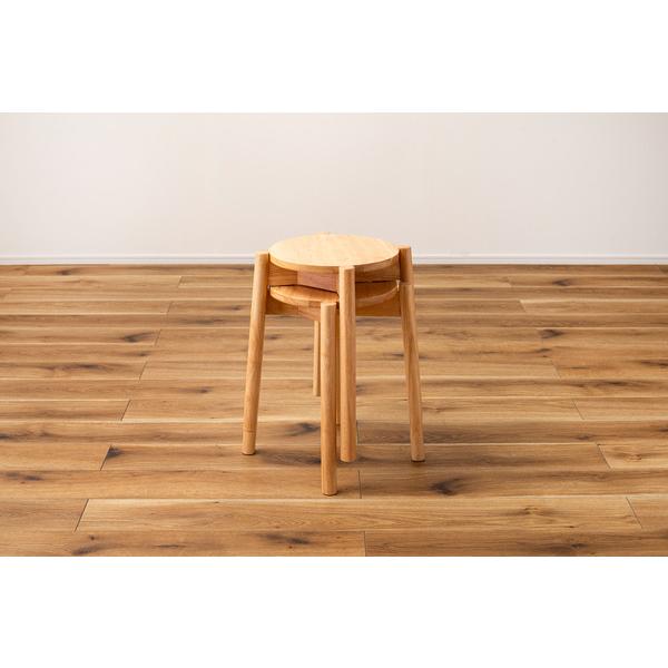 スツール 椅子 イス 木製 スタッキング可 積み重ね 天然木 ナチュラル シンプル おしゃれ 北欧 HOW-008NA |  | 17