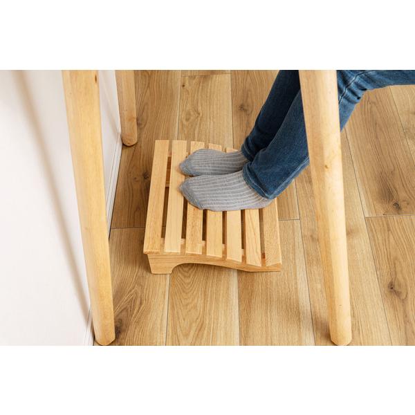 フットレスト デスクワーク 足置き台 デスク オフィス リモートワーク 在宅 天然木 足枕 足まくら 足らく HOW-010NA |  | 11