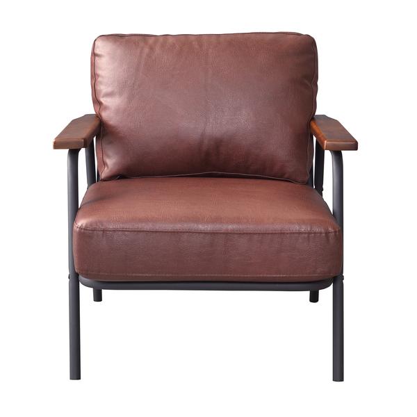 ソファ カフェ レザー ポケットコイル インダストリアル デザイン 肘付き おしゃれ ボイド 1人掛 HS-954 |  | 01