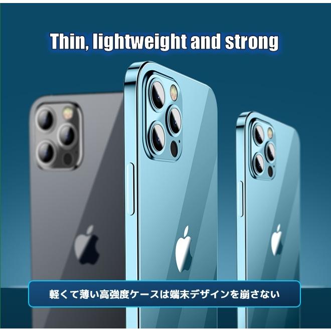 スマホカバー ケース アイフォン アイホン おしゃれ 透明 耐衝撃 TPU クリア iPhone 12 Pro カメラレンズフルカバー | iPhone 12 Pro | 05