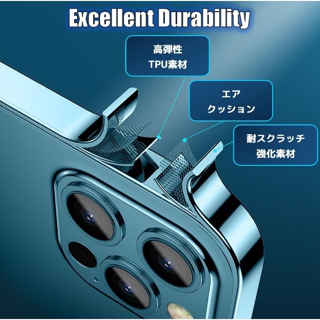 スマホカバー ケース アイフォン アイホン おしゃれ 透明 耐衝撃 TPU クリア iPhone 13 mini カメラレンズフルカバー | iPhone 13 mini | 02