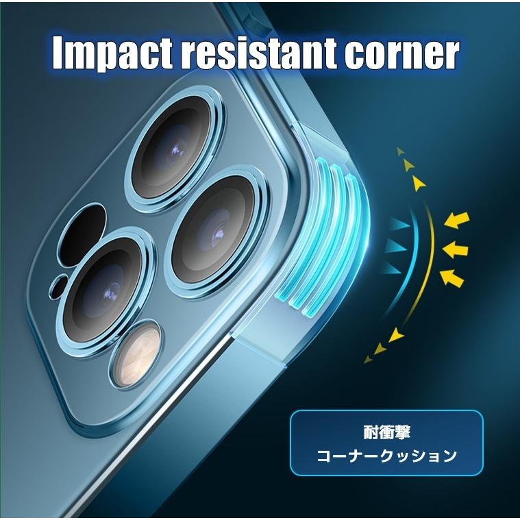 スマホカバー ケース アイフォン アイホン おしゃれ 透明 耐衝撃 TPU クリア iPhone 13 Pro カメラレンズフルカバー | iPhone 13 Pro | 09