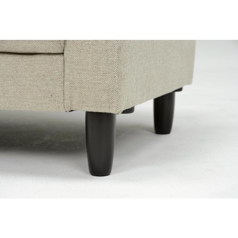 ソファ 2人掛け おしゃれ コンパクト 北欧 ファブリック 二人 一人暮らし ワンルーム リビング シンプル 天然木 ローソファ 脚付き ケイディ2P-BE |  | 03