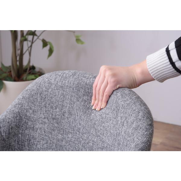ダイニングチェア チェア ダイニング 椅子 イス 黒 天然木 アッシュ ファブリック モダン シック 北欧 KRM-010GYB |  | 13