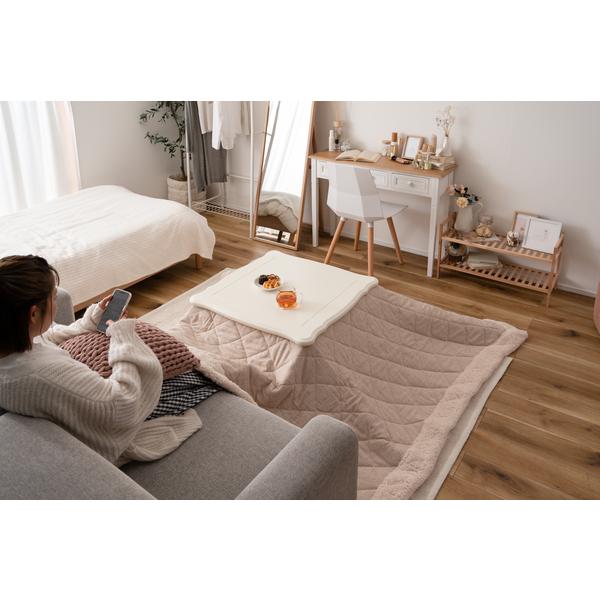 こたつ コタツ 炬燵 テーブル 猫脚 おしゃれ ガーリー 白 ホワイト スイッチ シンプル 木製 天然木 やぐら 一人暮らし |  | 10