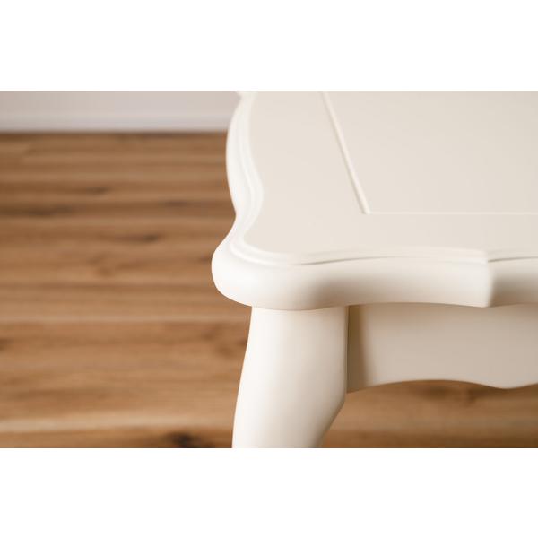 こたつ コタツ 炬燵 テーブル 猫脚 おしゃれ ガーリー 白 ホワイト スイッチ シンプル 木製 天然木 やぐら 一人暮らし |  | 14