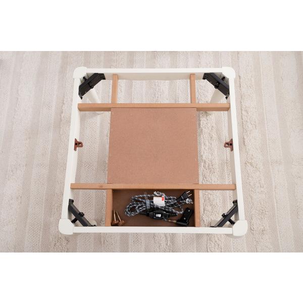 こたつ コタツ 炬燵 テーブル 猫脚 おしゃれ ガーリー 白 ホワイト スイッチ シンプル 木製 天然木 やぐら 一人暮らし |  | 19