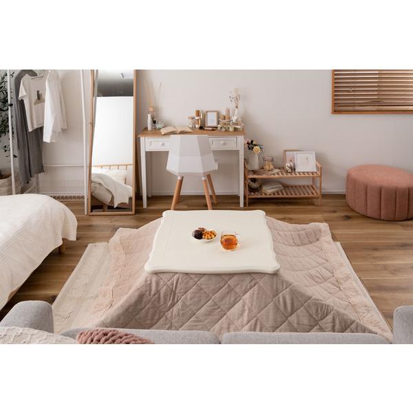 こたつ コタツ 炬燵 テーブル 猫脚 おしゃれ ガーリー 白 ホワイト スイッチ シンプル 木製 天然木 やぐら 一人暮らし |  | 06