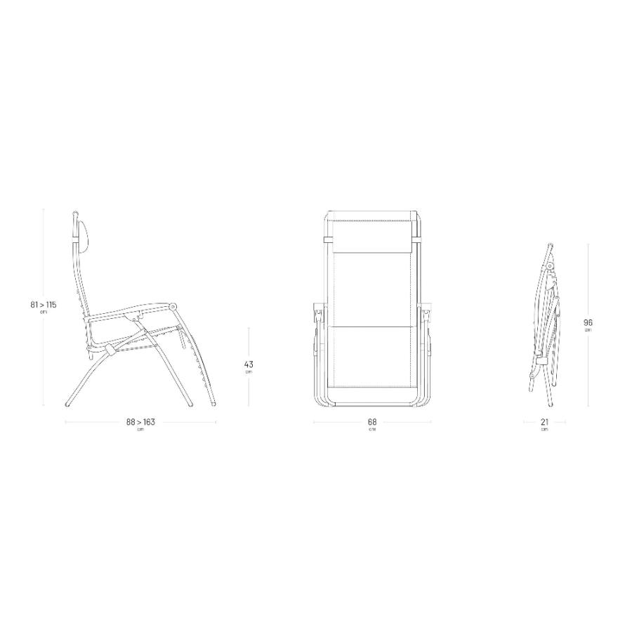 Lafuma ラフマ らふま   LFM2058 6893 RSX CL AC 24 CORAL BLUE NOI | Lafuma Mobilier | 05