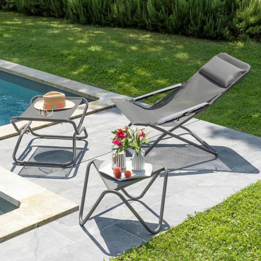 Lafuma ラフマ らふま   LFM2863 8717 TRANSABEDチェア ISO GRAPHITE | Lafuma Mobilier | 06