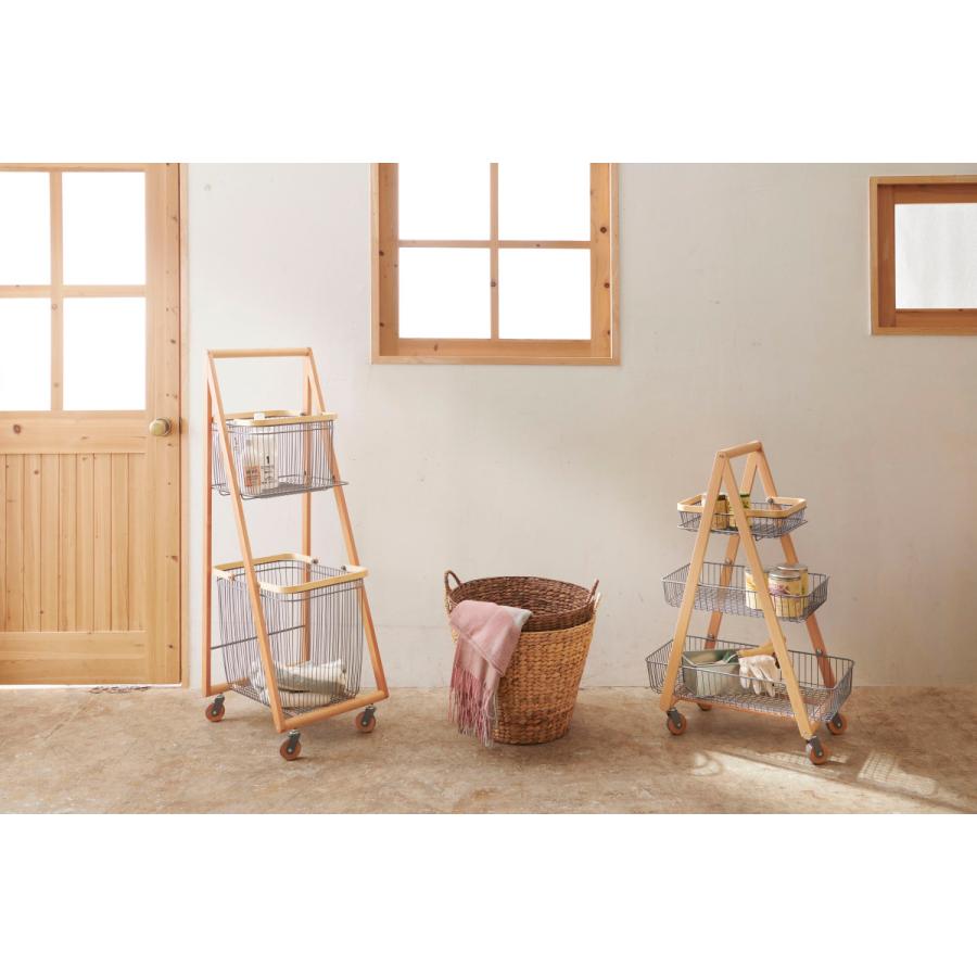 リヴ キャリーバスケットワゴンL LIVCL2WH | マッシュ | 04