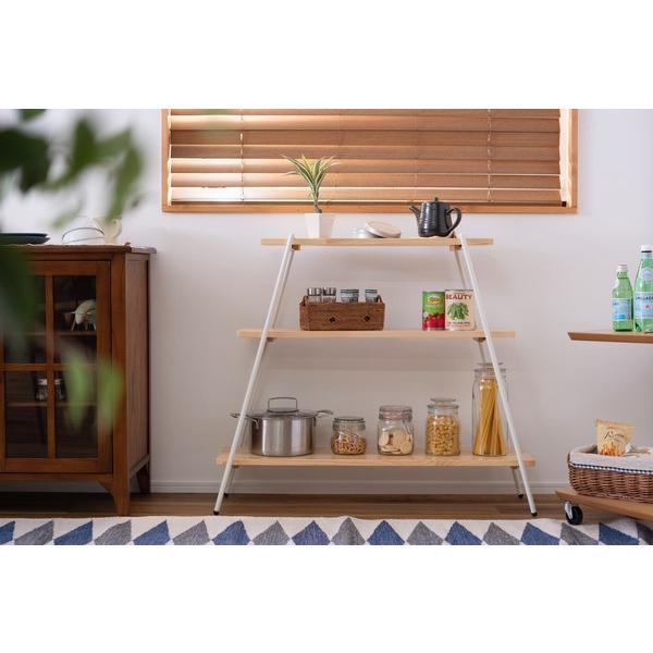 アイアンレッグラック 3段  NIT-11WH |  | 12