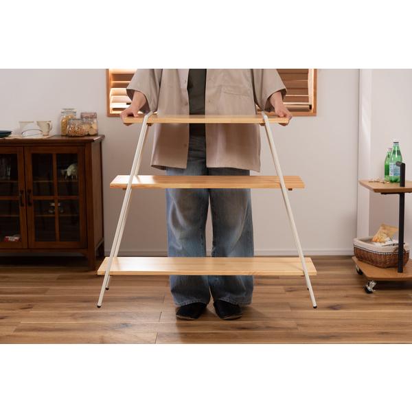 アイアンレッグラック 3段  NIT-11WH |  | 14