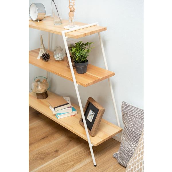 アイアンレッグラック 3段  NIT-11WH |  | 06