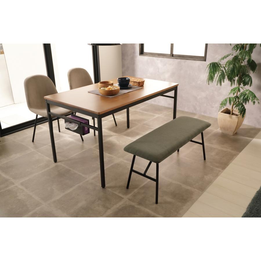 ダイニングテーブル デザインテーブル シンプル アイアン 天然木 インダストリアル テッシュホルダー ノアル テーブル 120 |  | 02