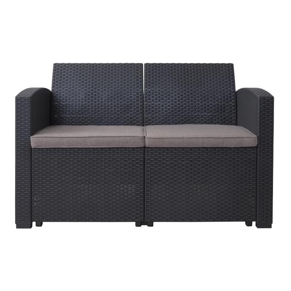 ガーデン ソファ ガーデン リビング 4点セット ODS-102DB ラタン風 ダーク 濃茶 |  | 05