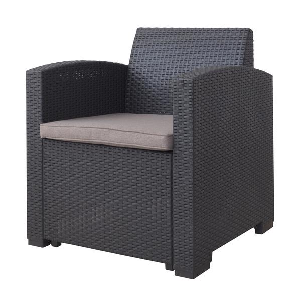 ガーデン ソファ ガーデン リビング 4点セット ODS-102DB ラタン風 ダーク 濃茶 |  | 06