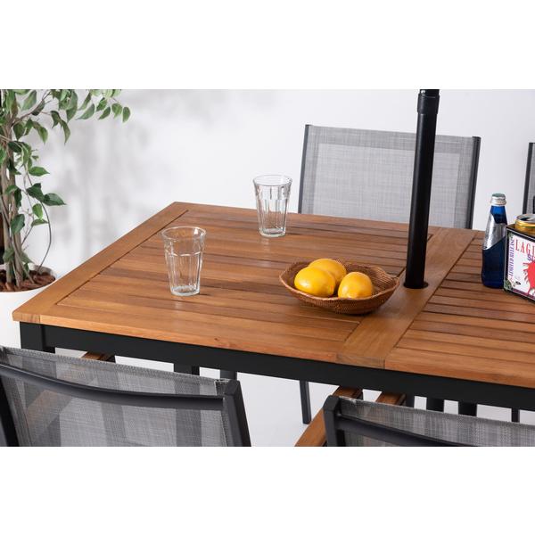 オリー チェア チェア 椅子 屋外 イス ガーデン ベランダ 積み重ね メッシュ生地 天然木 アルミ シンプル おしゃれ かわいい ブラック |  | 14