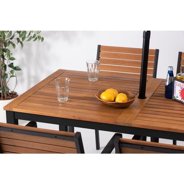 オリー チェア チェア イス 椅子 天然木 ガーデン 庭 屋外 テラス アルミ かわいい おしゃれ 黒 |  | 11