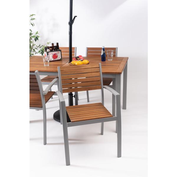 オリー チェア チェア イス 椅子 天然木 ガーデン 庭 屋外 テラス アルミ かわいい おしゃれ グレー |  | 14