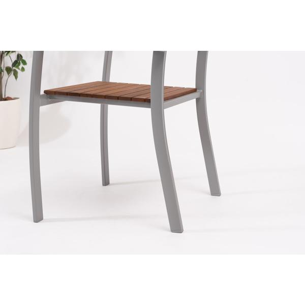 オリー チェア チェア イス 椅子 天然木 ガーデン 庭 屋外 テラス アルミ かわいい おしゃれ グレー |  | 18