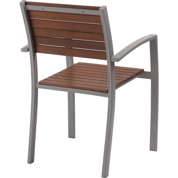 オリー チェア チェア イス 椅子 天然木 ガーデン 庭 屋外 テラス アルミ かわいい おしゃれ グレー |  | 02