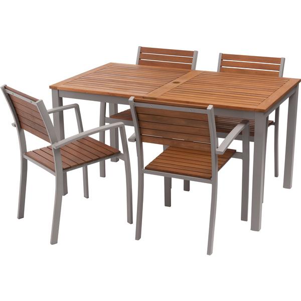 オリー チェア チェア イス 椅子 天然木 ガーデン 庭 屋外 テラス アルミ かわいい おしゃれ グレー |  | 06