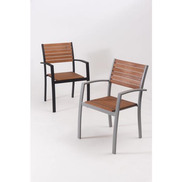 オリー チェア チェア イス 椅子 天然木 ガーデン 庭 屋外 テラス アルミ かわいい おしゃれ グレー |  | 09