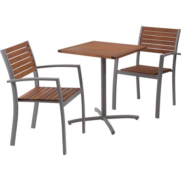 オリー カフェ カフェテーブル 机 天然木 アルミ ガーデン 庭 シンプル 2人 アジャスター付き おしゃれ かわいい |  | 04