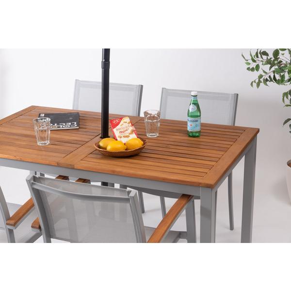 オリー ダイニングテーブル ダイニングテーブル 天然木 ガーデン 庭 屋外 テラス アルミ パラソルホール アジャスター おしゃれ |  | 09