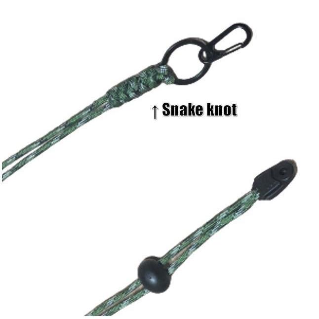 首掛けストラップ ネックストラップ パラコード ストラップ  Green  LEDランタン キャンプ アウトドア サバゲー スマホ マルチストラップ |  | 01