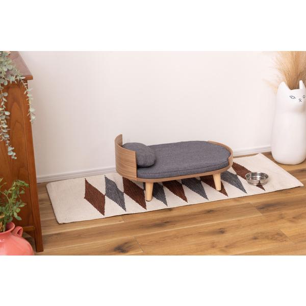 ペットベッド ブラウン ベッド 楕円 犬用 猫用 ドッグ キャット かわいい クッション マットレス 枕 マクラ ペット用 PET-123NA |  | 05