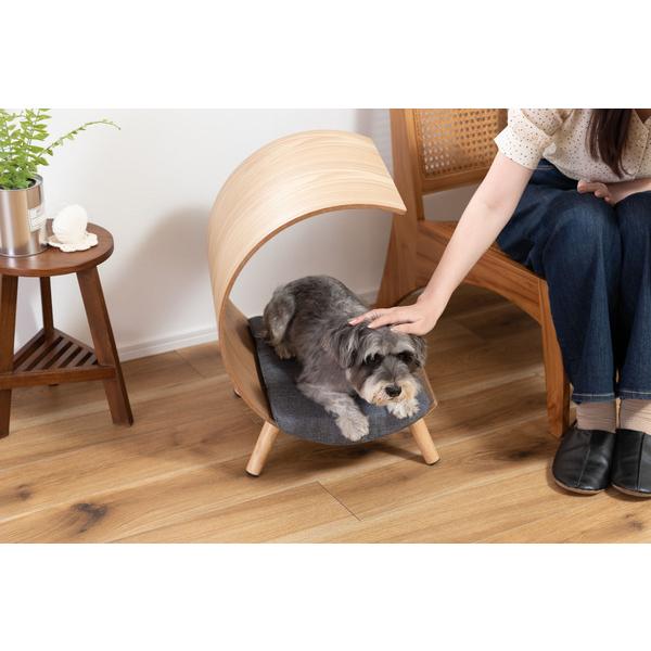 ペットベッド ペット用ミニベッド 幅40 犬用 猫用 小型 クッション付き おしゃれ 北欧 おしゃれ ペット ベッド PET-124 NA |  | 08