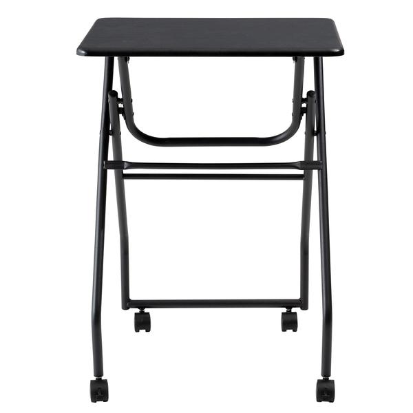 キャスター付フォールディングテーブル 折りたたみ式テーブル ハイテーブル キャスター付き PT-300BK |  | 02