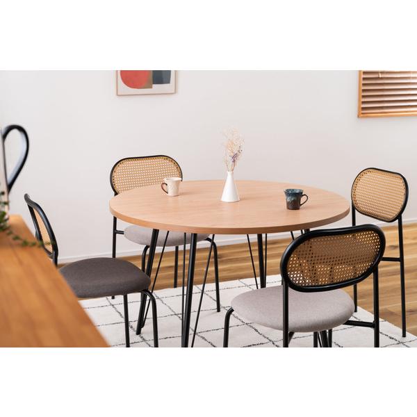 ダイニングテーブル スチール おしゃれ インダストリアル 丸 円 まる