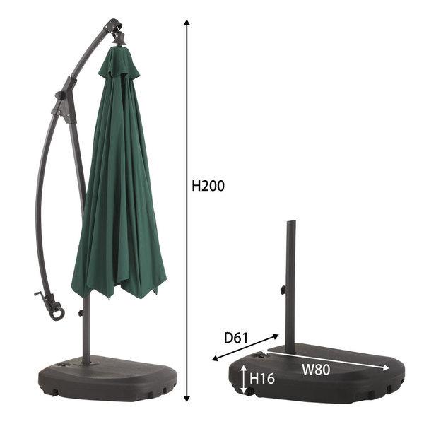 ガーデンパラソル 角度調節 リゾート 日よけ 庭 折りたたみ 大型 RKC-529GR |  | 03