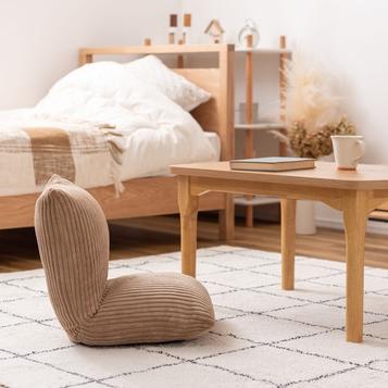 座椅子 座いす 座イス おしゃれ コンパクト コーデュロイ ミニ ふっくらボリューミー たためるコンパクト座椅子 |  | 01