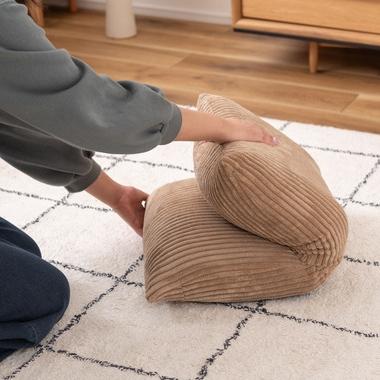 座椅子 座いす 座イス おしゃれ コンパクト コーデュロイ ミニ ふっくらボリューミー たためるコンパクト座椅子 |  | 03