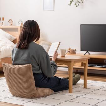 座椅子 座いす 座イス おしゃれ コンパクト コーデュロイ ミニ ふっくらボリューミー たためるコンパクト座椅子 |  | 06